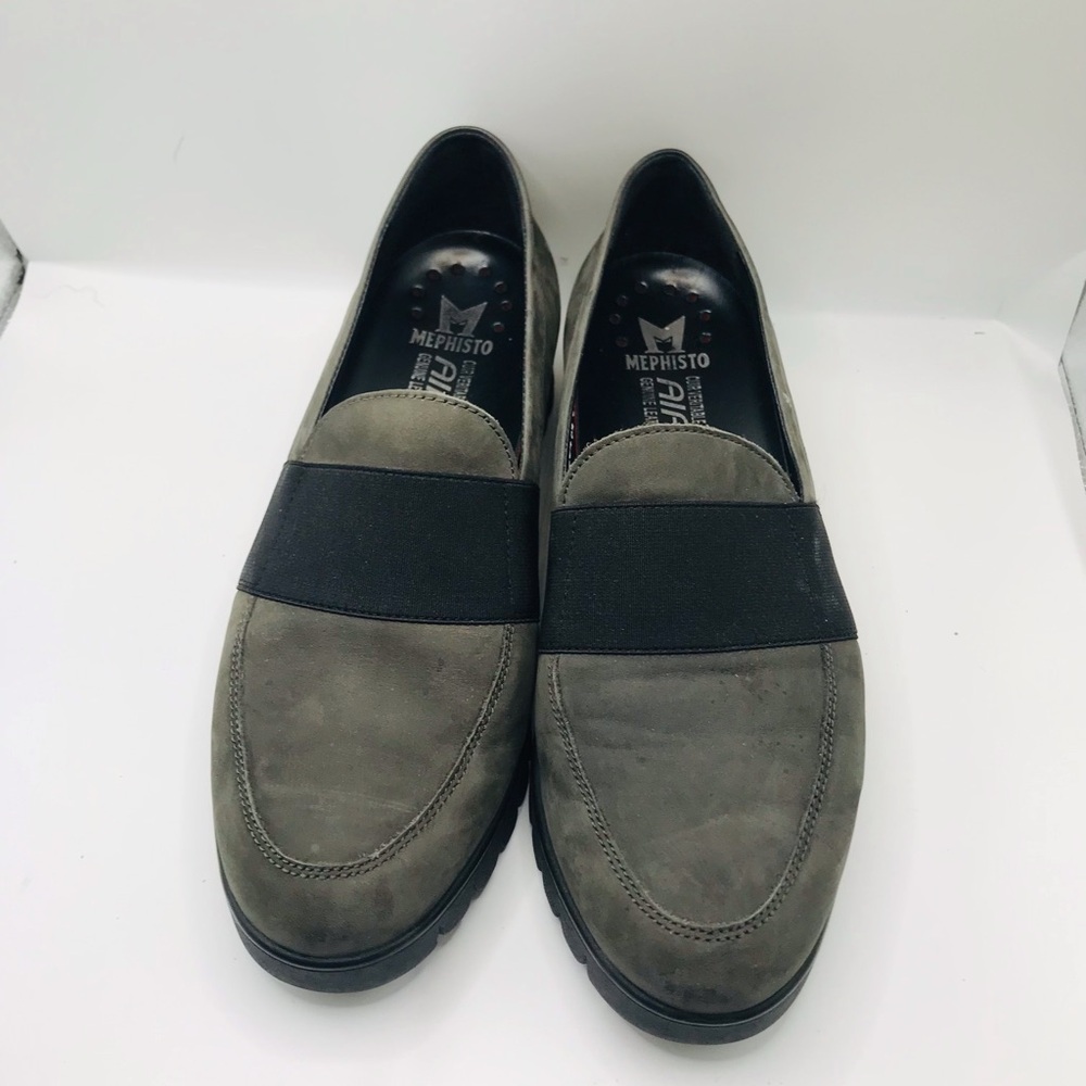 Mephisto Women's Slip-On‎ Loafers with Black Elastic - Picture 4 of 14